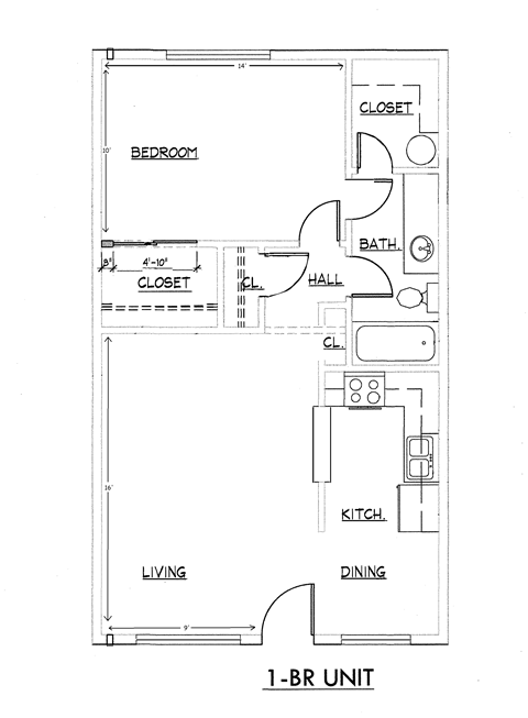 a floor plan of a small house